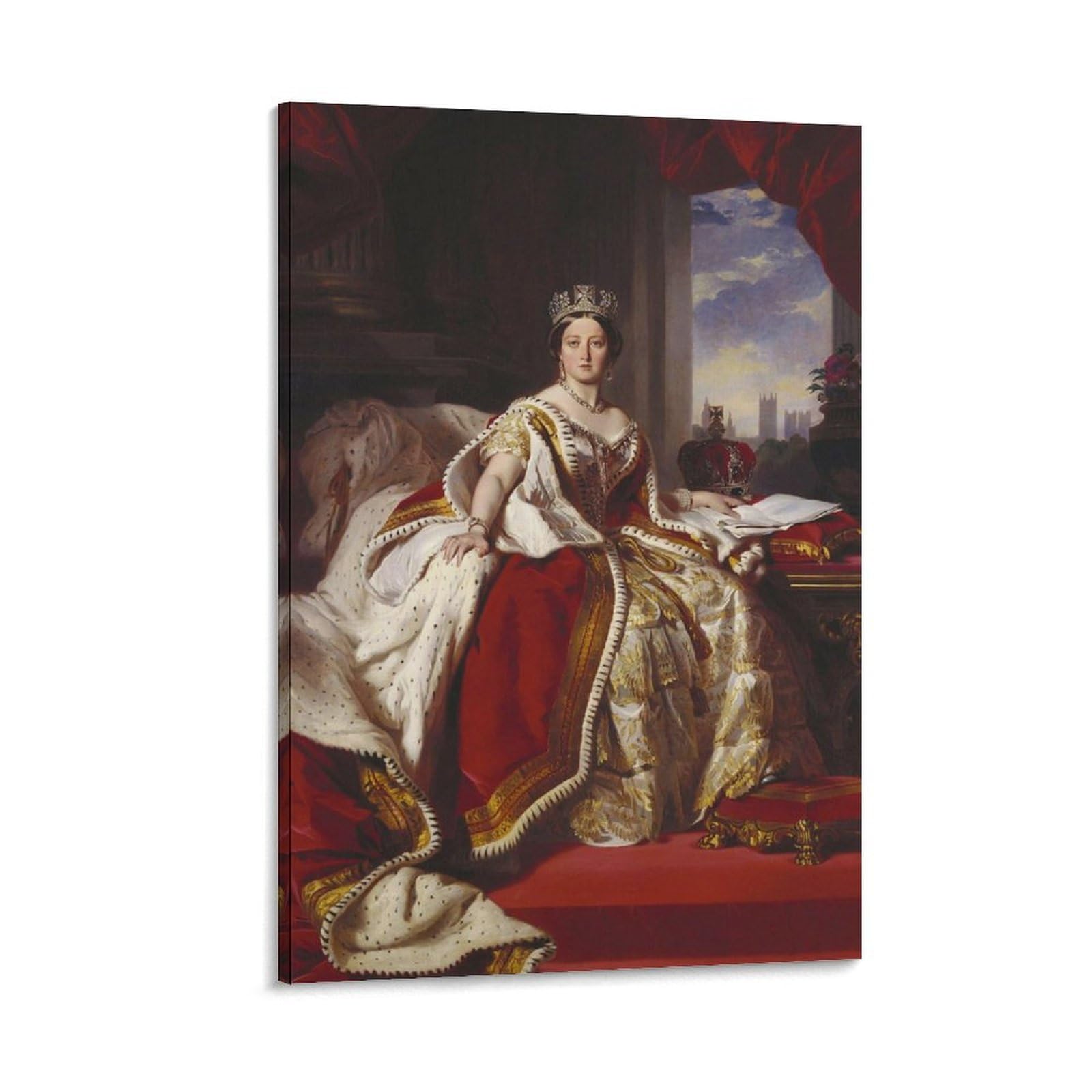 Amazon.com: Franz Xaver Winterhalter Art Poster Queen Victoria